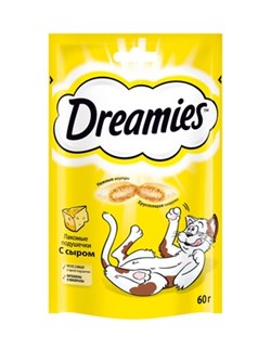 Дримс Dreamies Подушечки лакомство для кошек, Сыр, 140г - фото 6553
