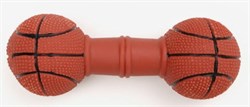 Баскетбольная гантель игрушка для собак пищащая , 15,5 х 6 см - фото 8496