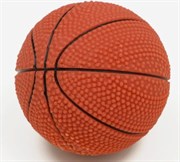 Игрушка пищащая малая "Мяч баскетбольный" 5,5 см