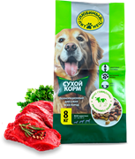 Любимый питомец сух.корм для собак, Говядина,8 кг 25851