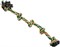 №1 Грейфер веревка цветная плетеная с 5 узлами, 46см, ГР1003 - фото 6969