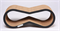 Когтеточка из картона Тумяу с картонным ободком Айс, 65х25х22 см, оригин, черный, бардовый - фото 8144